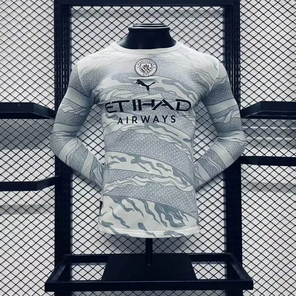 24/25 Manchester City Year of the Dragon Special Edition Jersey Long Sleeve Player Version