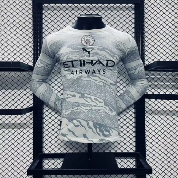 24/25 Manchester City Year of the Dragon Special Edition Jersey Long Sleeve Player Version