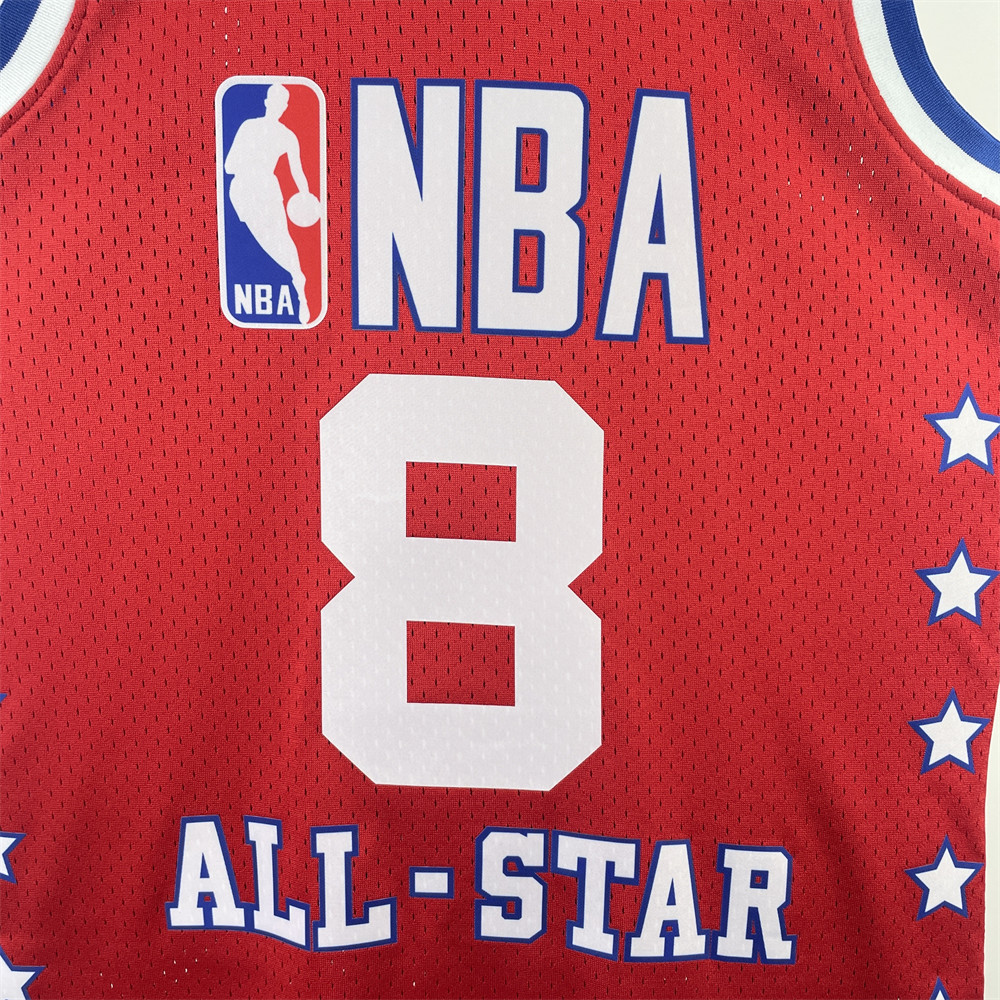 NBA Retro 2003 All-Star Red Jersey BRYANT#8 S-XXL