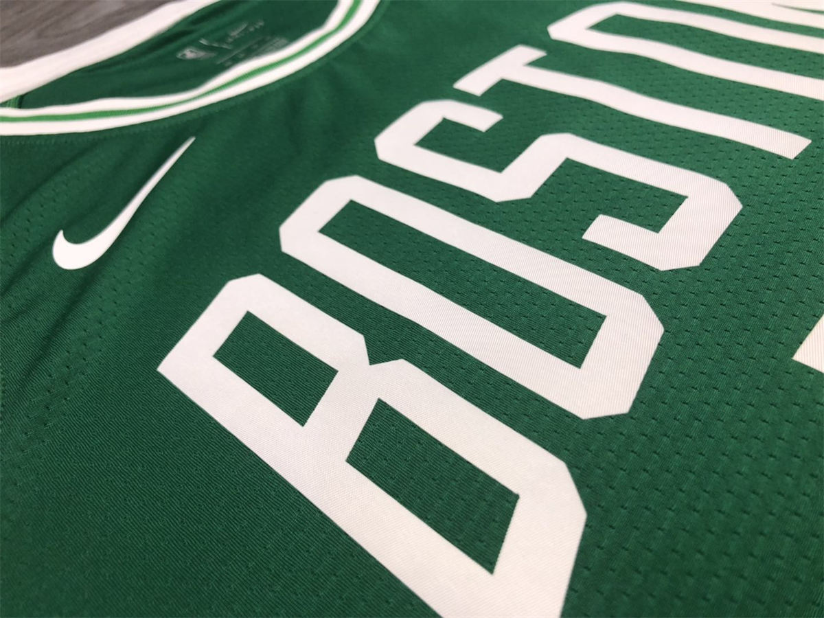 NBA Boston Celtics round neck Retro Green Jersey Garnrtt#5 S-XXL