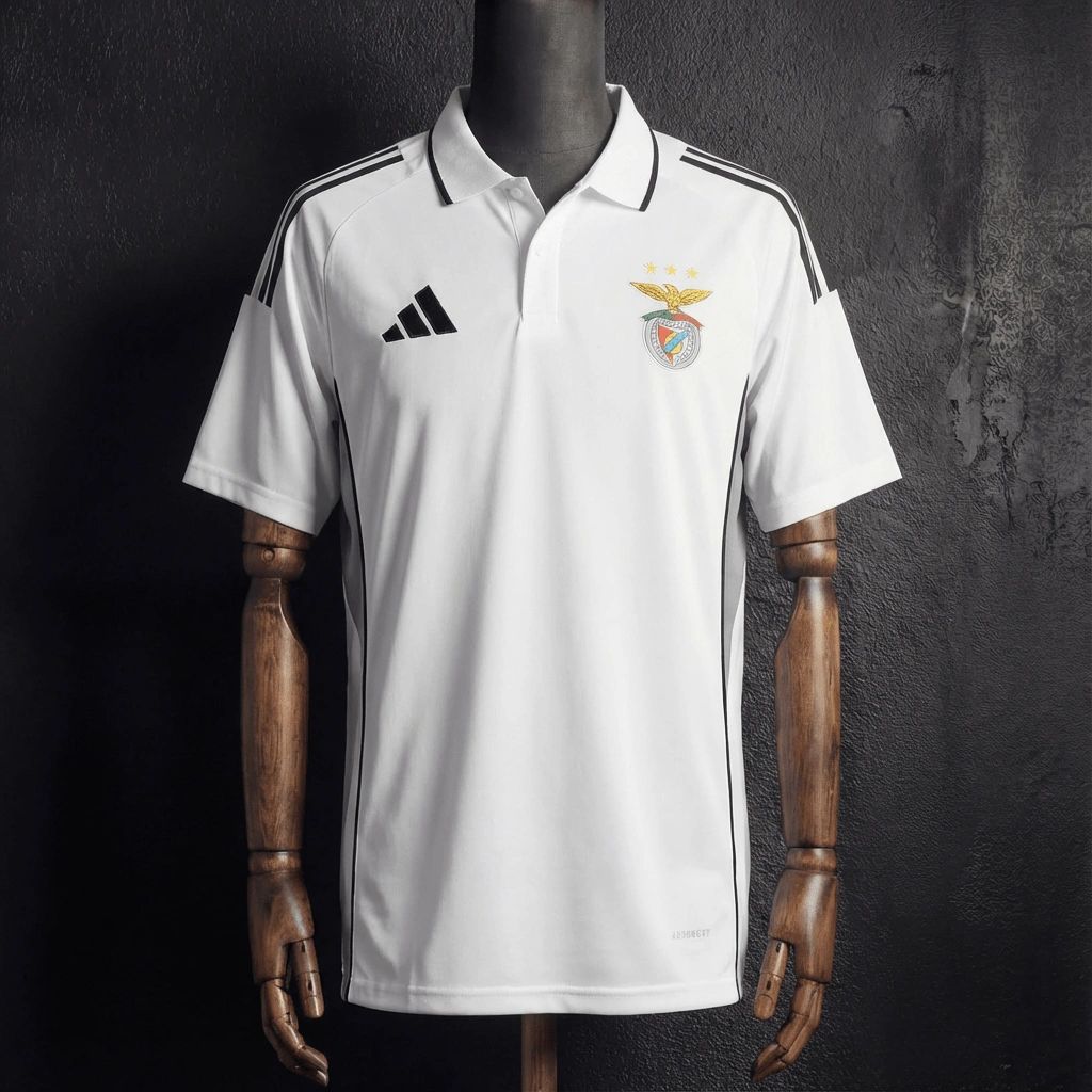 2025/26 Benfica Training White POLO Fan version