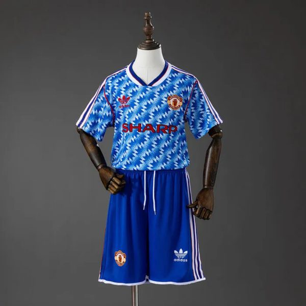 Retro Manchester United 1990/92 Away Kid Kits