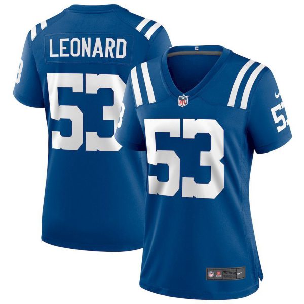 NFL Indianapolis Colts Jeysey LEONARD #53