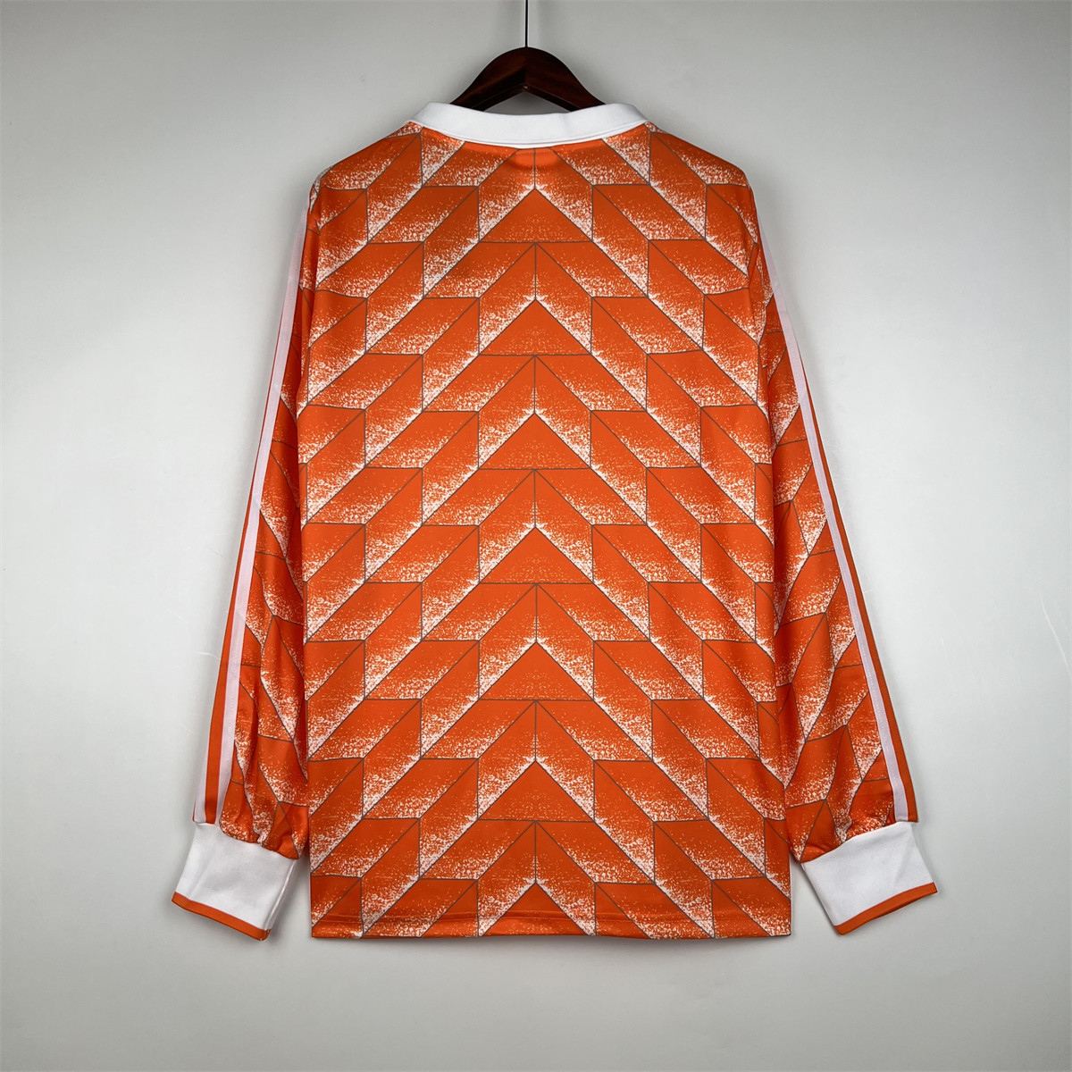 Retro Netherlands 1988 Holland Home Long Sleeve jersey Fan Version