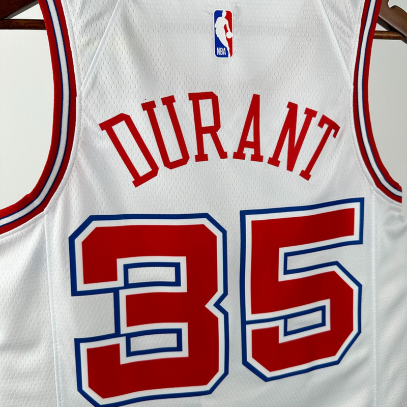 NBA Houston Rockets 2024 Round Neck Balck Jersey DURANT#35 S-XXL