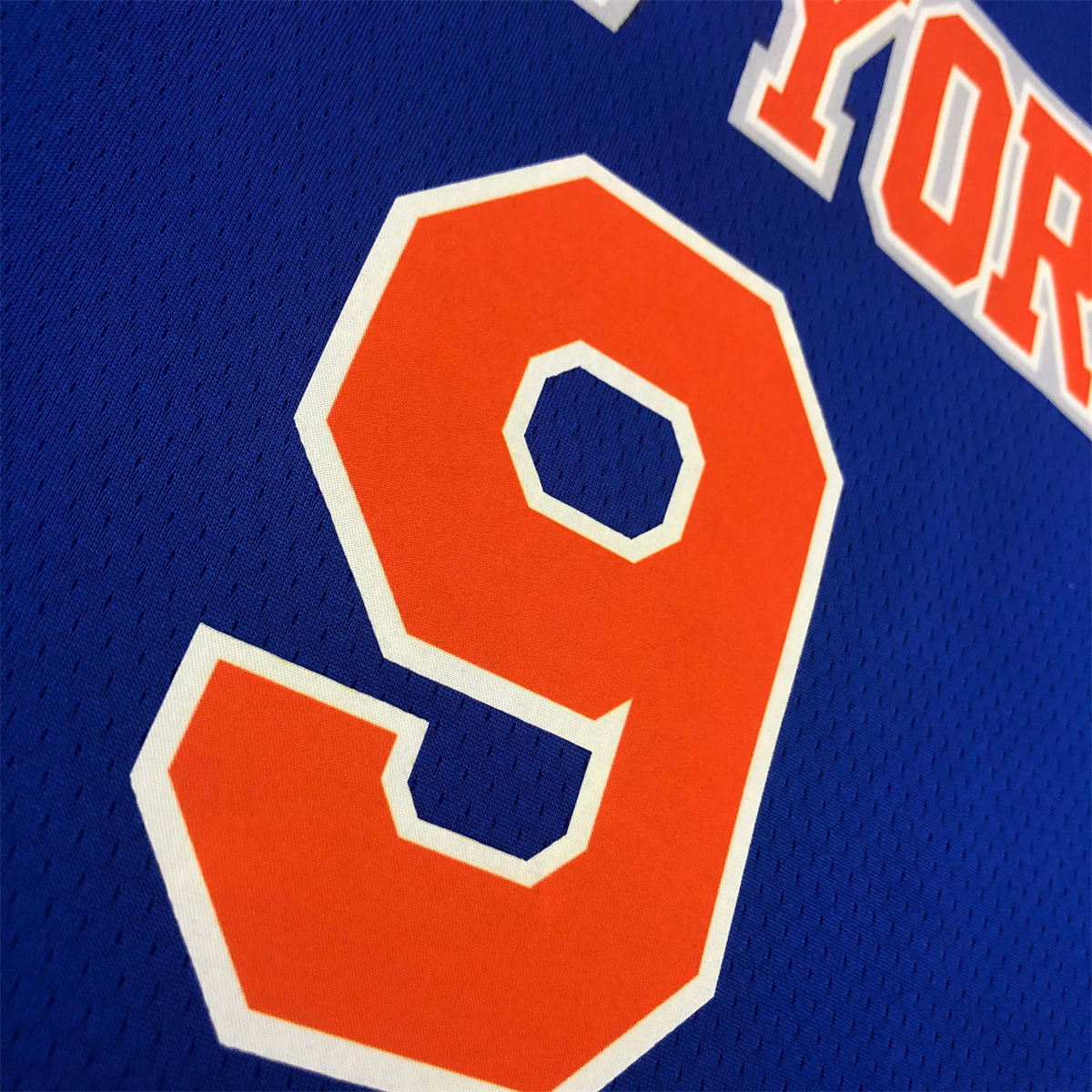 NBA New York Knicks Round Neck Blue jersey BARRETT#9 S-XXL