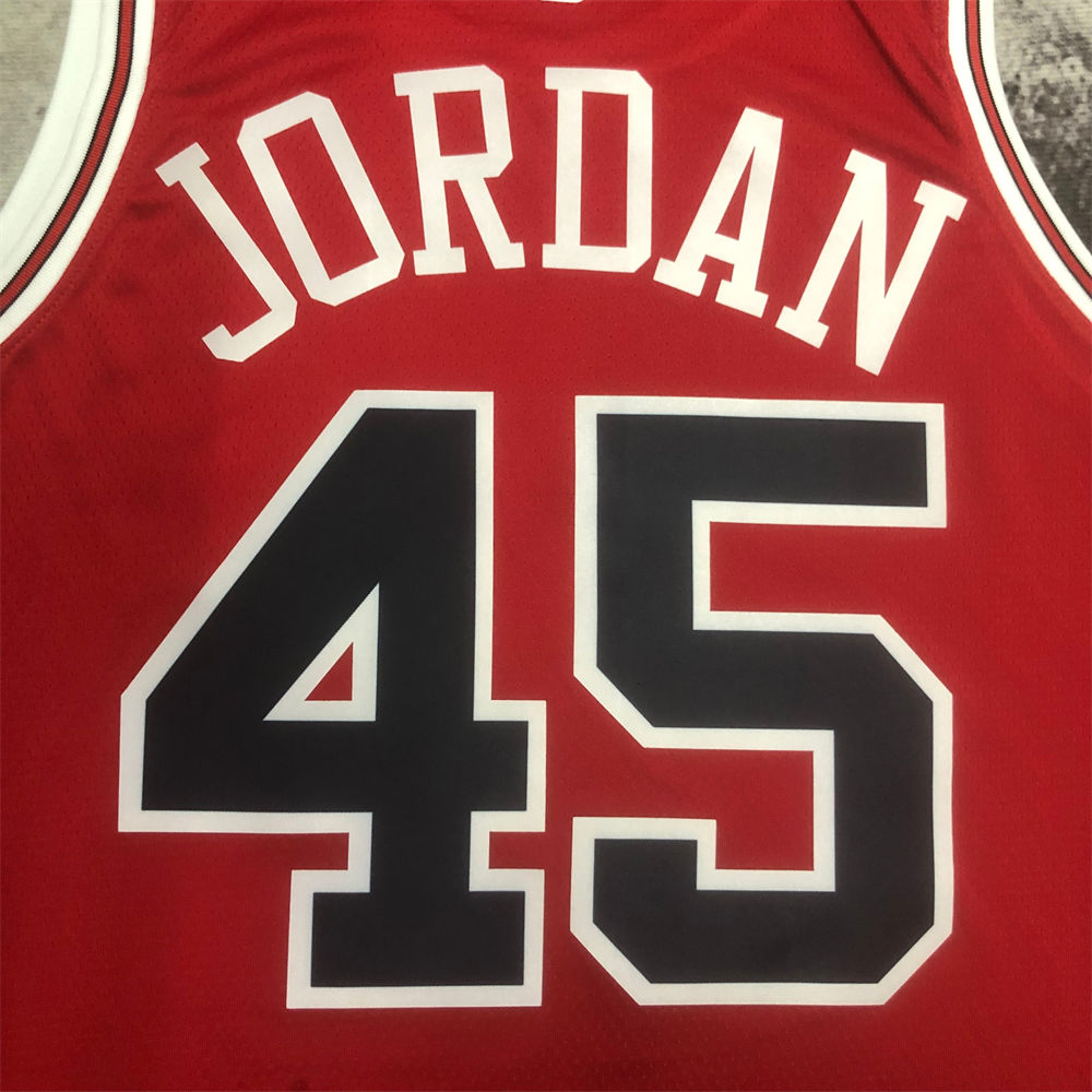 NBA Chicago Bulls JORDAN#45 2022/23 Red Icon Edition Swingman Jersey S-XXL