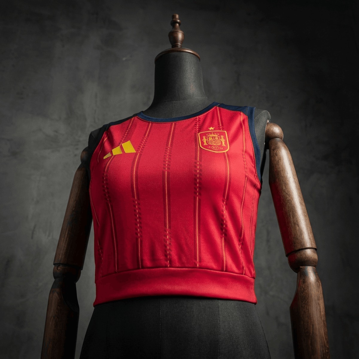Women's Football Vest Spain 2026 World Cup Home Jersey