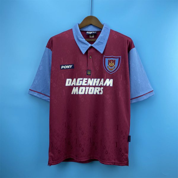 Retro West Ham United 95/97 home jersey Fan Version