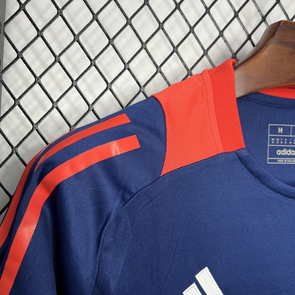 2024/25 Manchester United Dark blue Pre-match training Jersey Fan Version