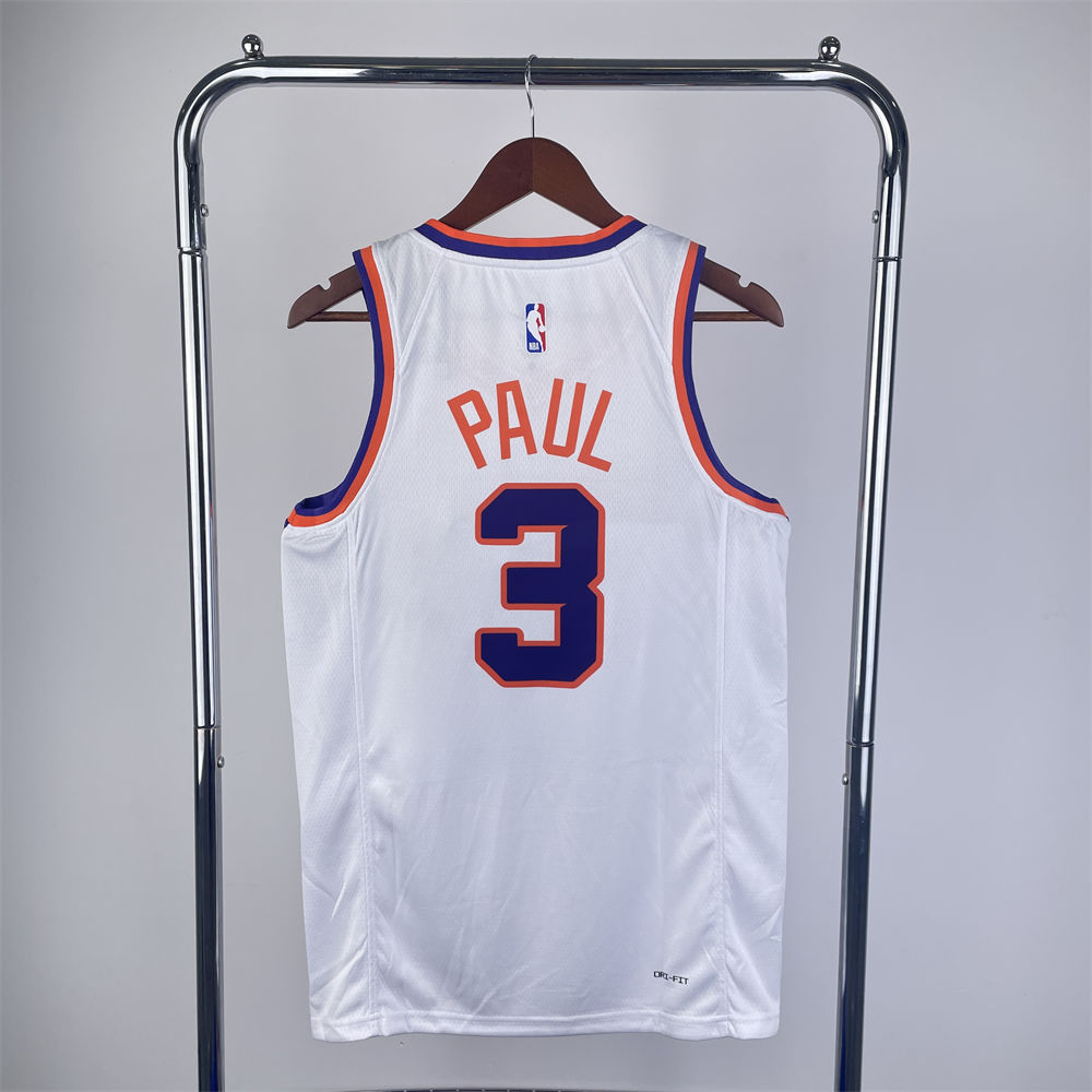NBA Phoenix Suns PUAL#3 2022/23 White Association Edition Swingman Jersey S-XXL