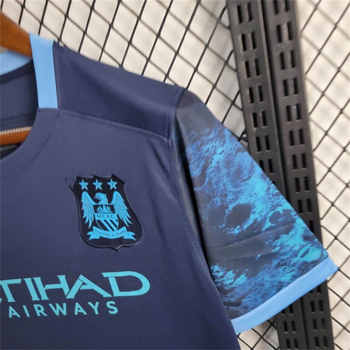 Retro Manchester City 15/16 version Away jersey Fan Version