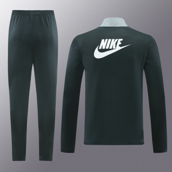 2024 Nike Deep Grey Jacket Training Suit Set Football Team Shirt Sports Fashion