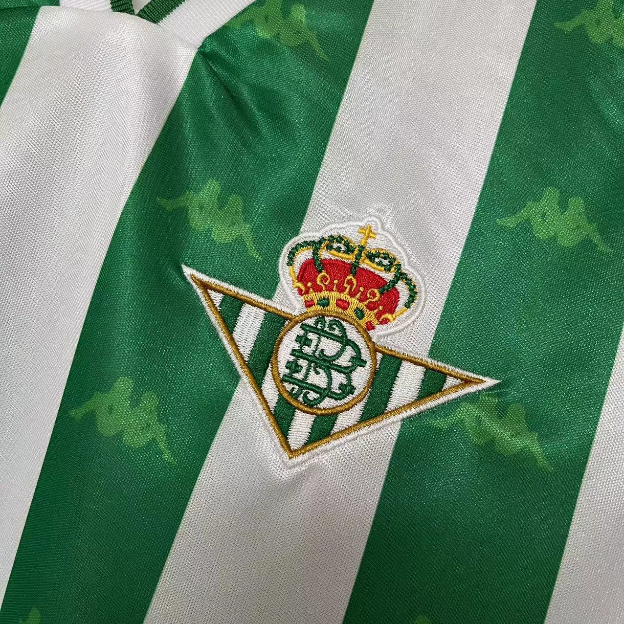 Retro Real Betis 95/97 Home Long Sleeve jersey Fan Version