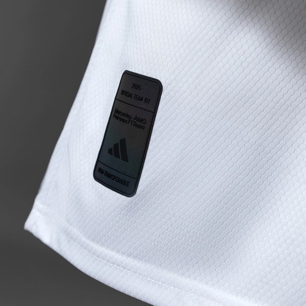 F1 Racing Mercedes-AMG 2025 White Shirt Long sleeve