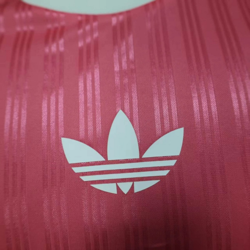 2025/26 Adidas Trefoil casual Deep Pink jersey Player Version