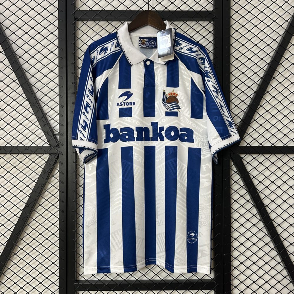 Retro 94/95 Real Sociedad Home jersey Fan Version
