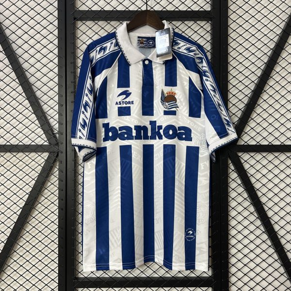Retro 94/95 Real Sociedad Home jersey Fan Version