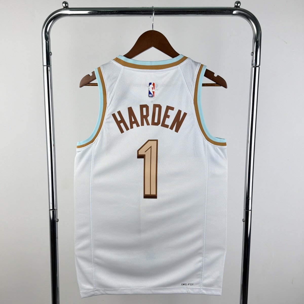 NBA Cleverland Cavaliers Round Neck White Jersey HARDEN#1