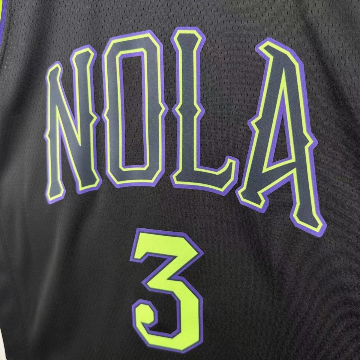 NBA New Orleans Pelicans 2024 City Edition Round Neck Black jersey POOLE#3 S-XXL