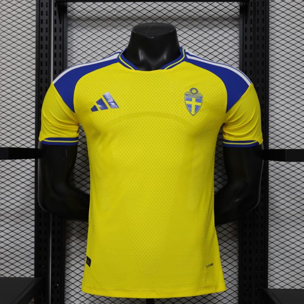 Sweden 2026 World Cup Home Jersey Player Version