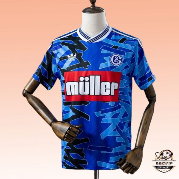 Retro 1993/94 Schalke 04 Home jersey Fan Version
