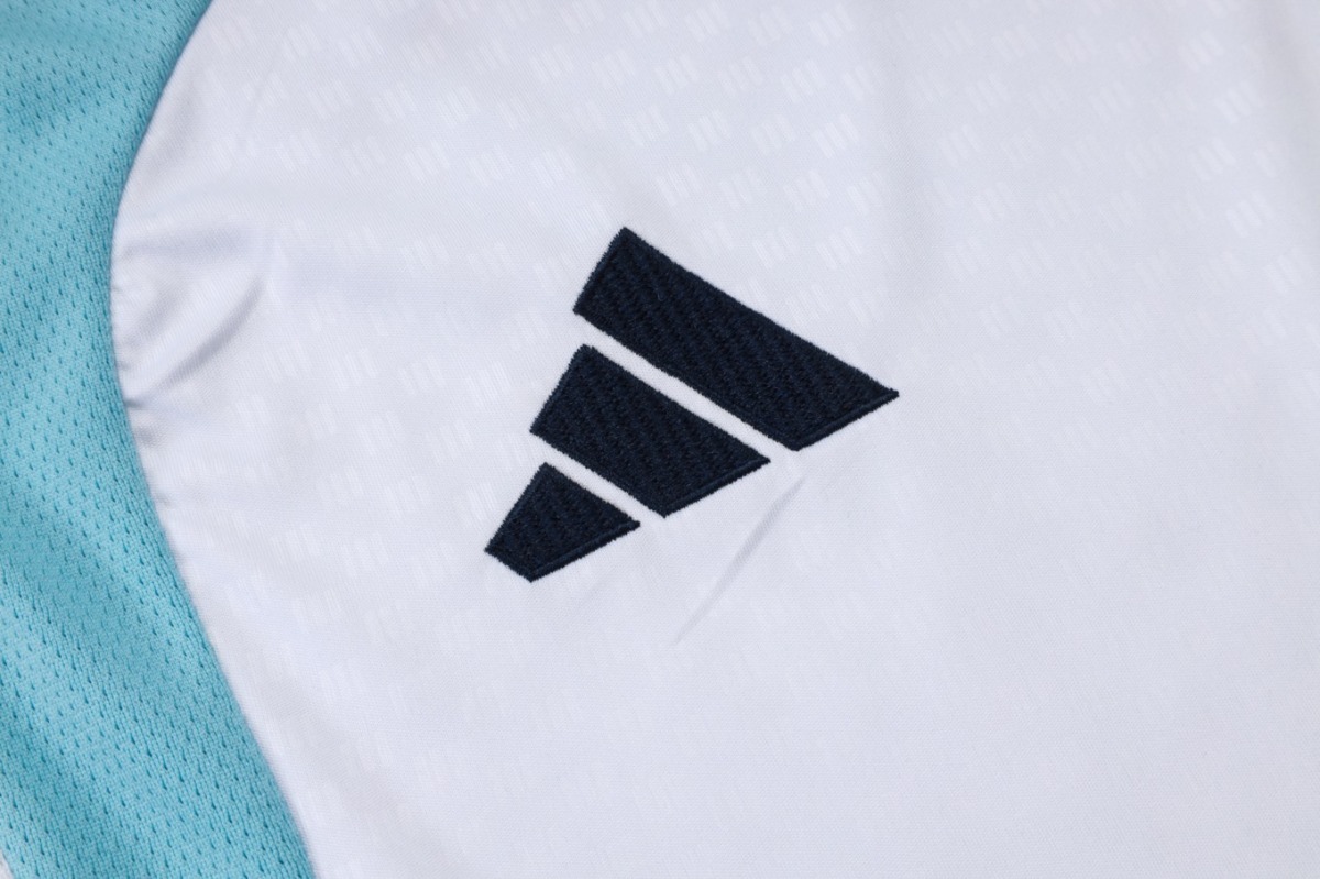 2026 Argentina White Training Set Shirt and Shorts