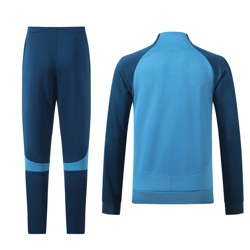 2024 Club Americas Blue Jacket Training Suit Set Football Team Shirt Sports Fashion