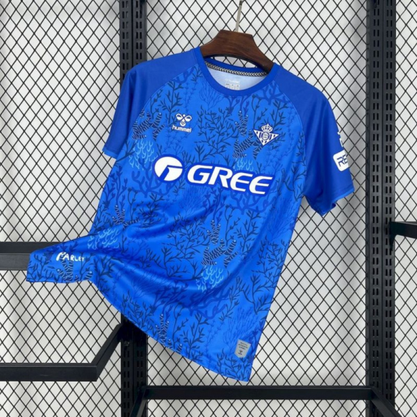 2024/25 Real Betis GK Sustainability Edition Blue Jersey Fan Version
