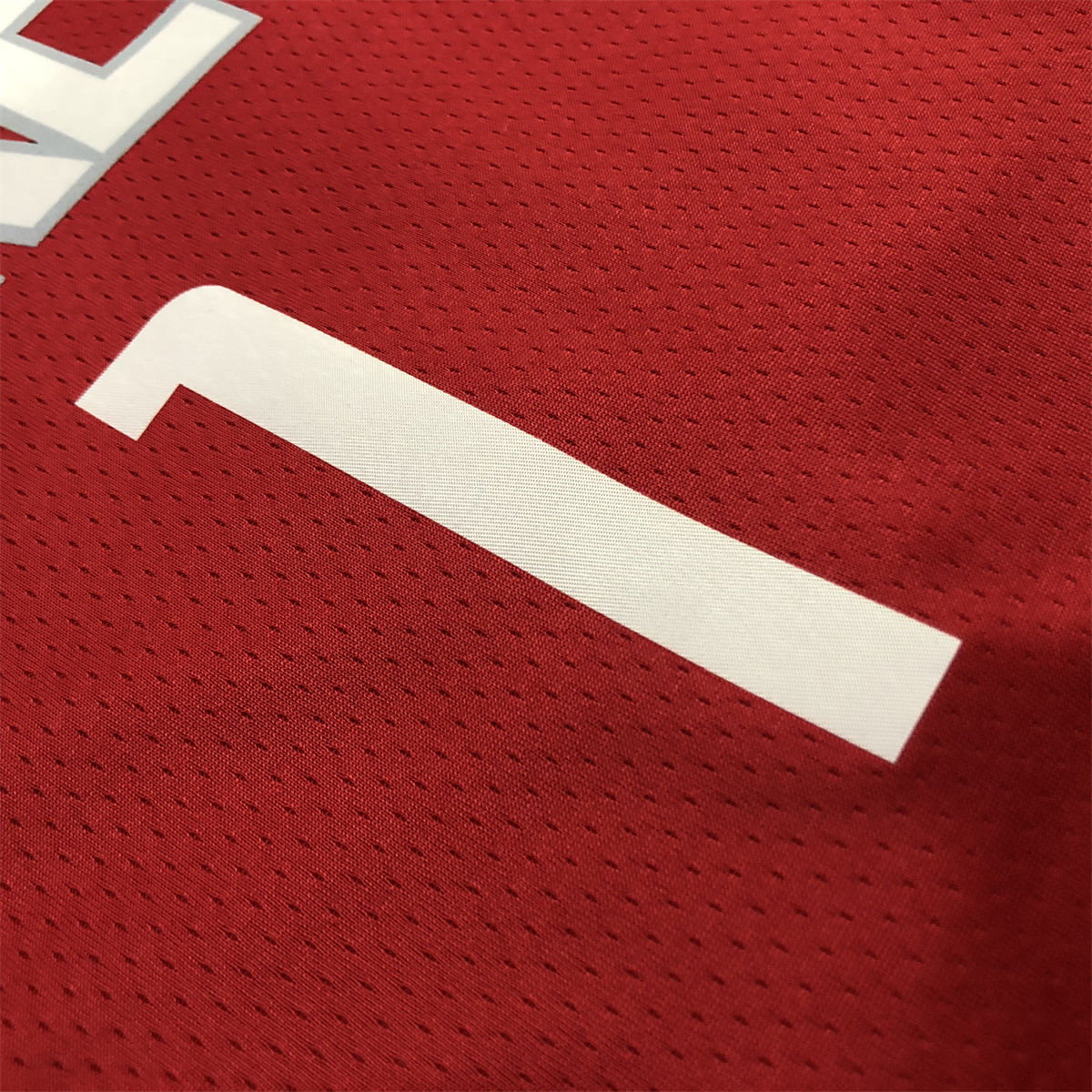 NBA Houston Rockets V-Neck Red Jersey McGRADY#1 S-XXL