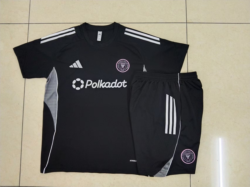 2025/26 Miami Black Training Set Shirt and Shorts