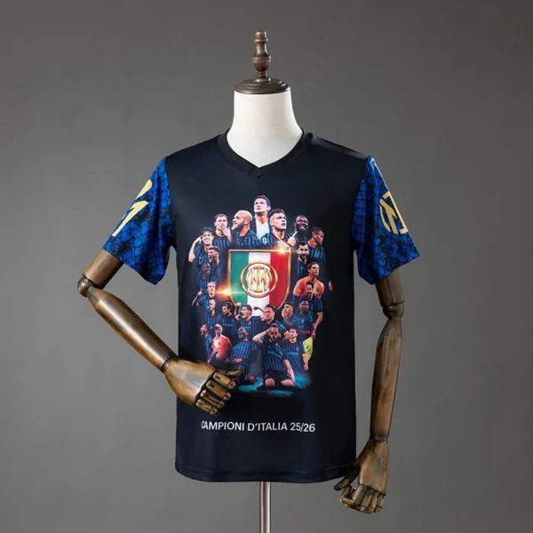 2026 Inter Milan 🇮🇹Serie A CHAMPION T-Shirt Fan Version