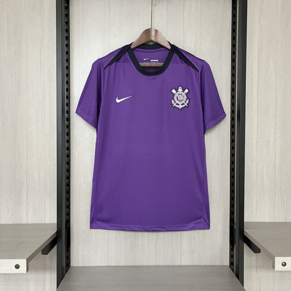 25/26 Corinthians purple training jersey Fan Version