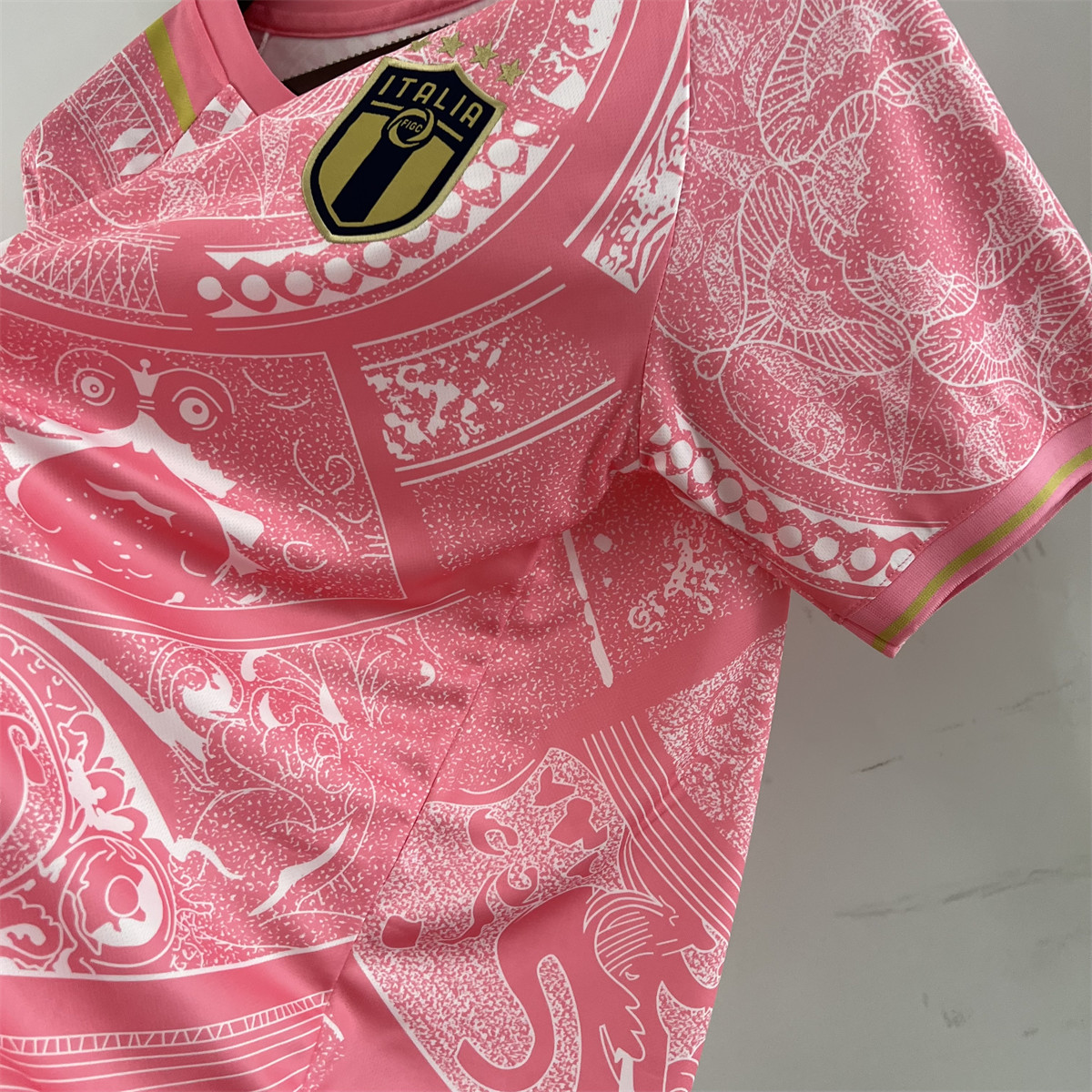 2023 Italy Special Edition Pink Jersey Fan Version