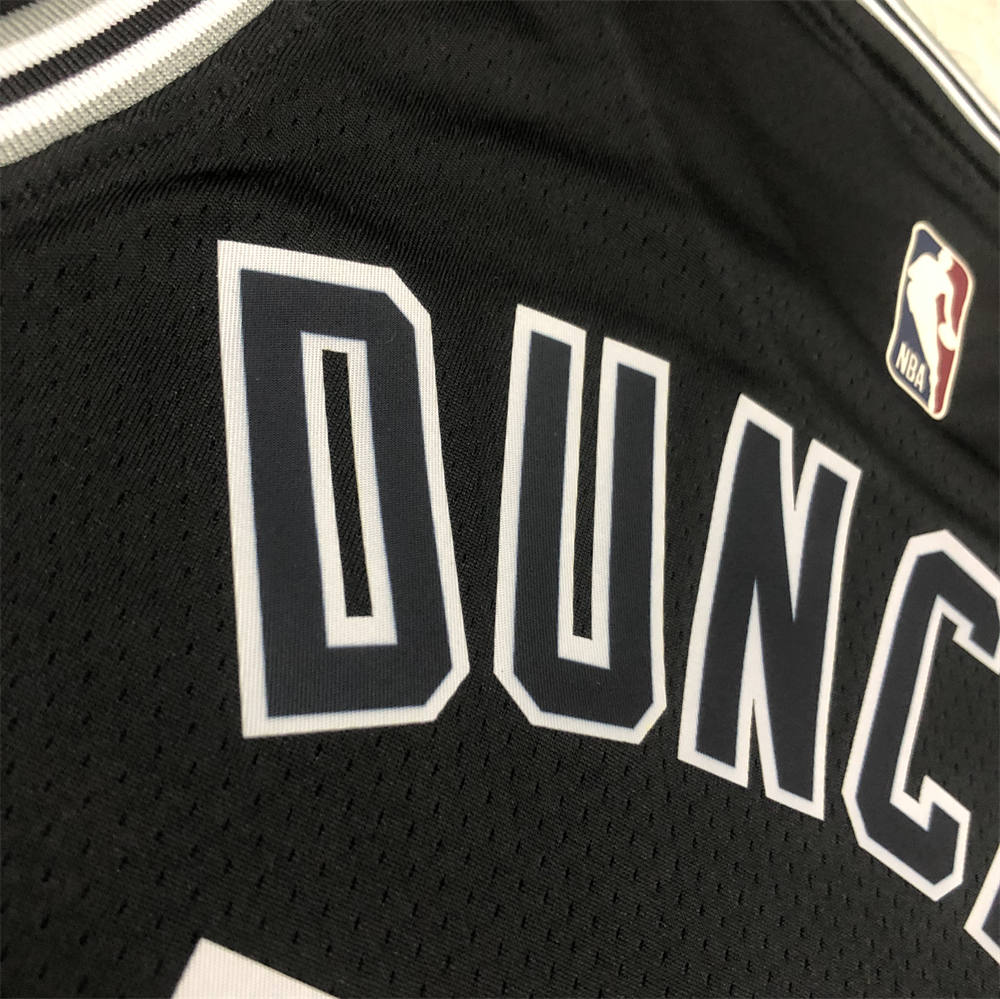 NBA San Antonio Spurs Round Neck Black jersey DUNCAN#21 S-XXL