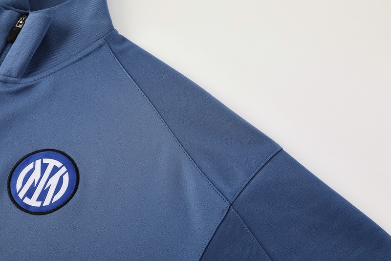 2024 Inter Milan Blue Jacket Training Suit Set Football Team Shirt Sports Fashion