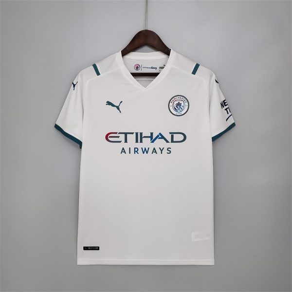 Retro Manchester City 2021/22 Away Jersey Fan Version