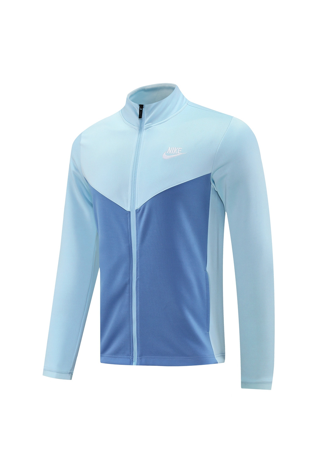 2024 Nike Light Blue Jacket Training Suit Set Football Team Shirt Sports Fashion