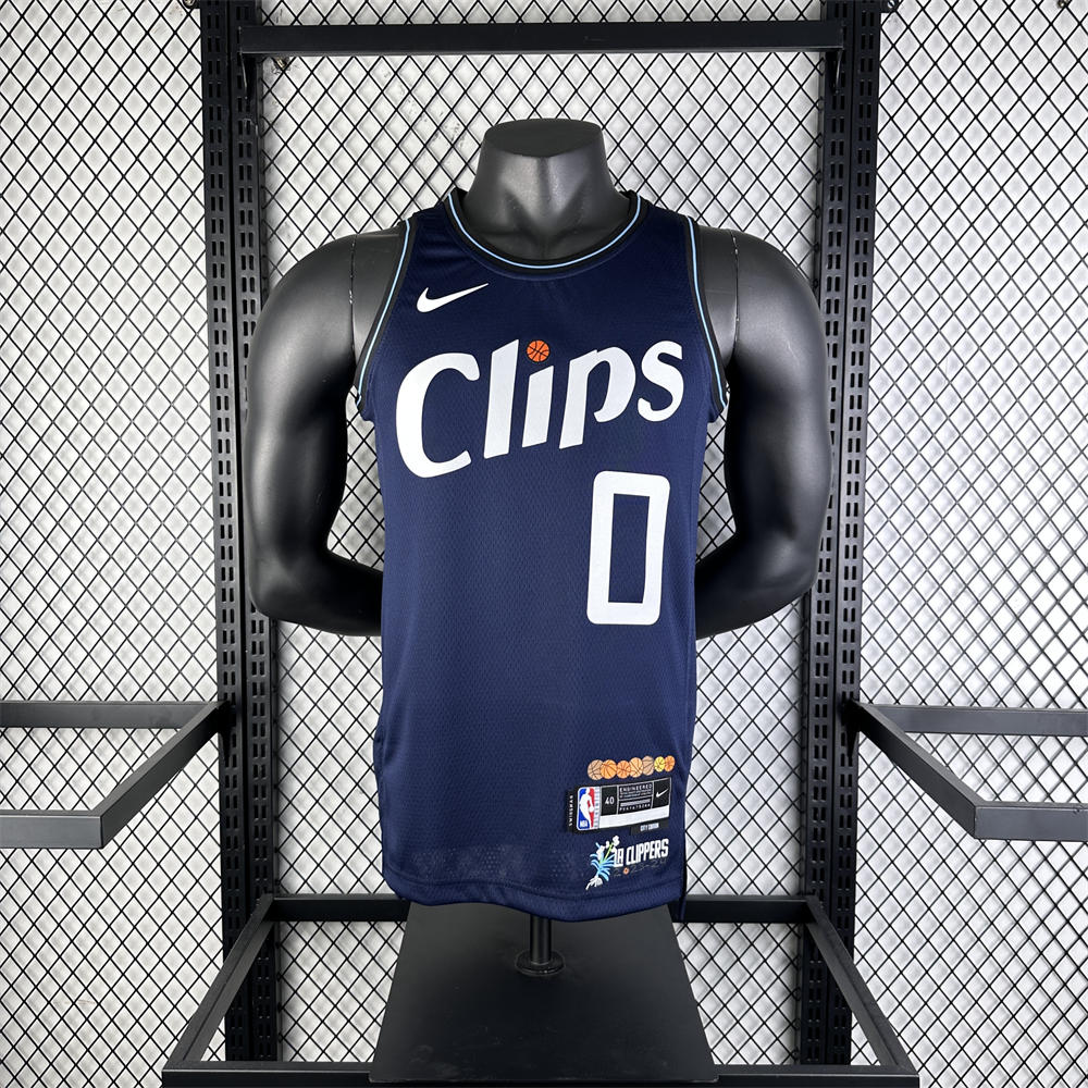 NBA Los Angeles Clippers 23/24 WESTBRROK#0 Swingman Jersey - City Edition s-xxl
