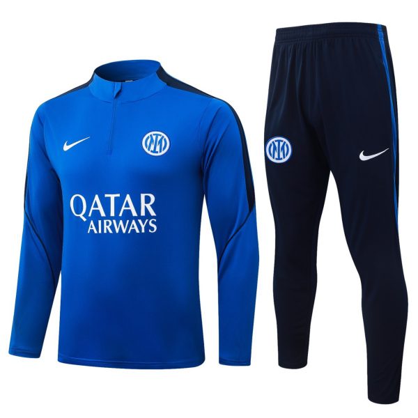 2026 Inter Milan Violet Blue Long-sleeved half-pullraining kit