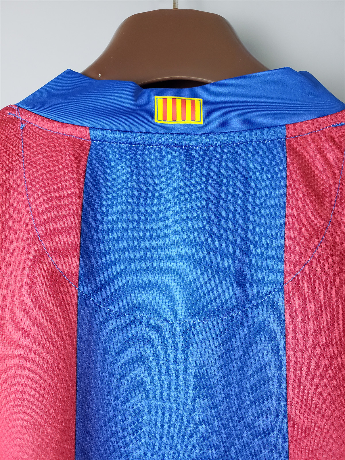Retro Barcelona 07/08 long sleeves home jersey Fan Version
