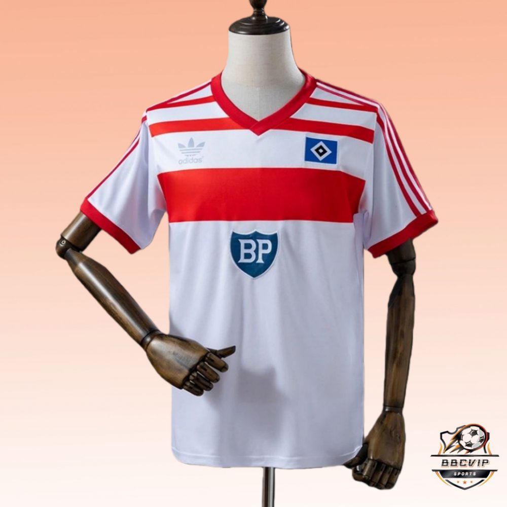 Retro Hamburger SV 1983 Home White jersey Fan Version