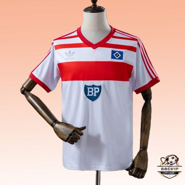 Retro Hamburger SV 1983 Home White jersey Fan Version