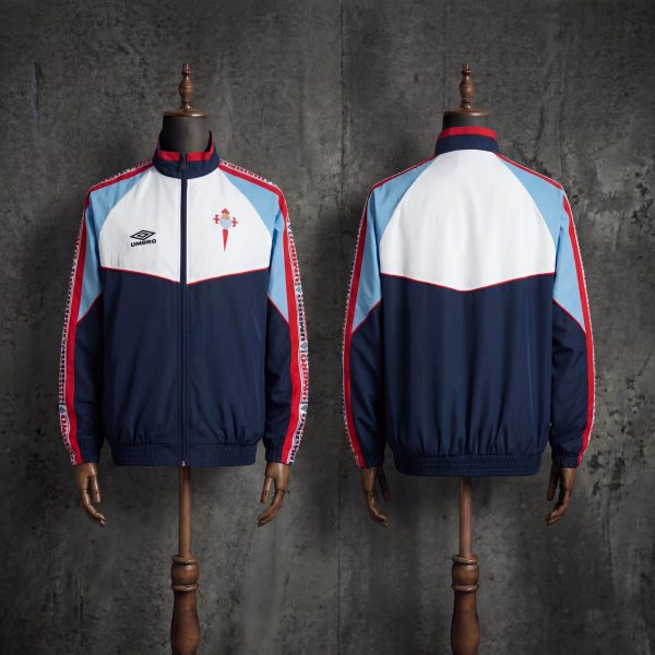 1998/99 Vintage Style Celta Vigo Jacket Windbreaker Sport Unifom