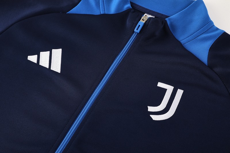 2024 Juventus Royal Blue Jacket Training Suit Set Football Team Shirt Sports Fashion