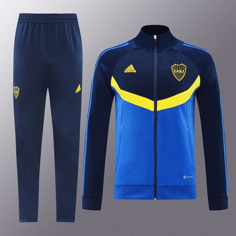 2024 Boca Blue Jacket Training Suit Set Football Team Shirt Sports Fashion