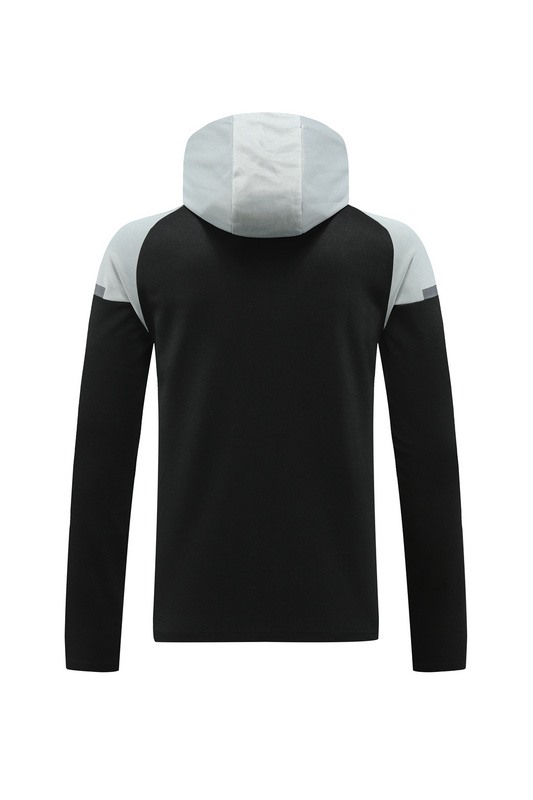 2024 Puma Black Hoodie Jacket Kit Set Football Team Shirt Sports Fashion