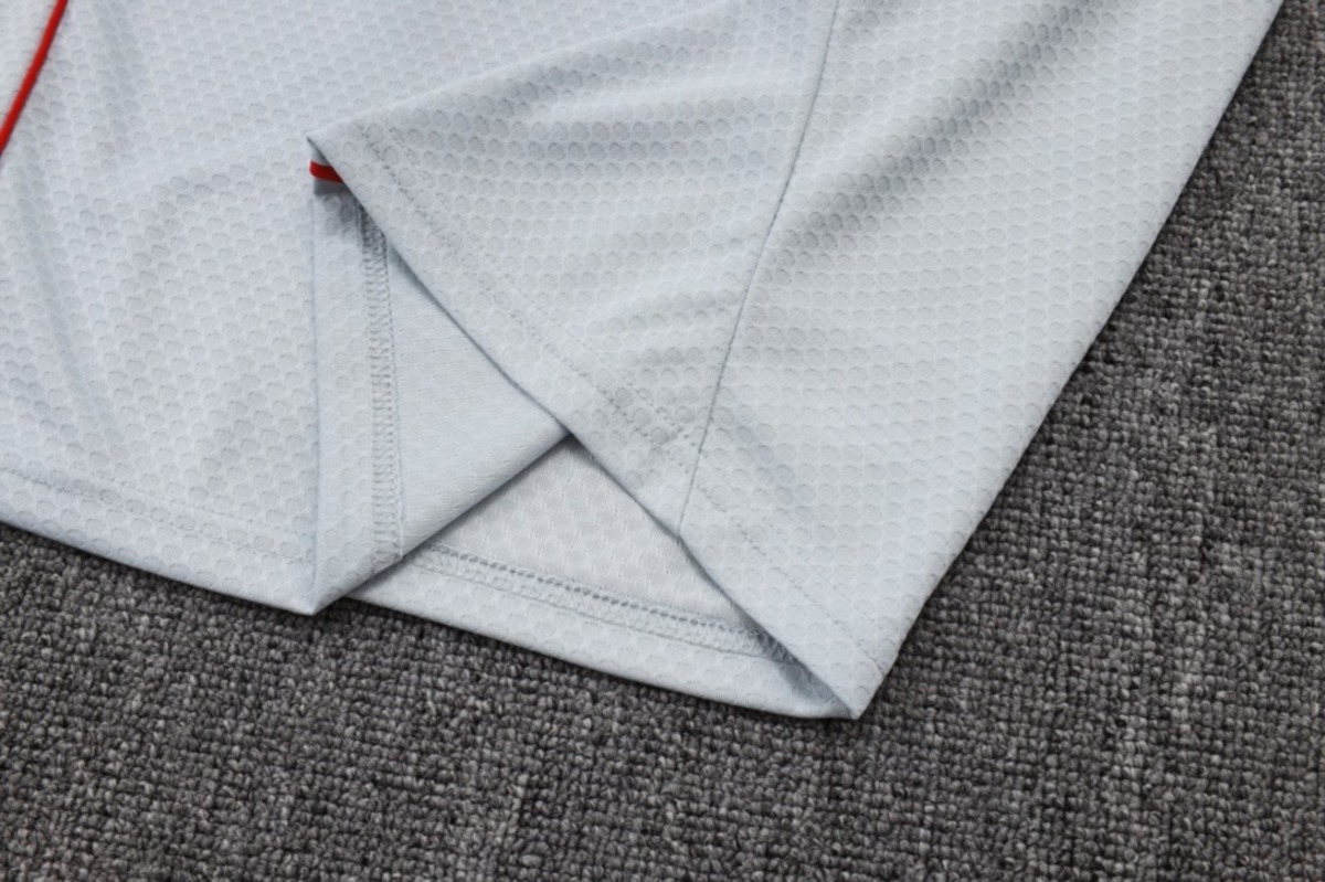 2026 Bayern Munich Grey Training Set Shirt and Shorts