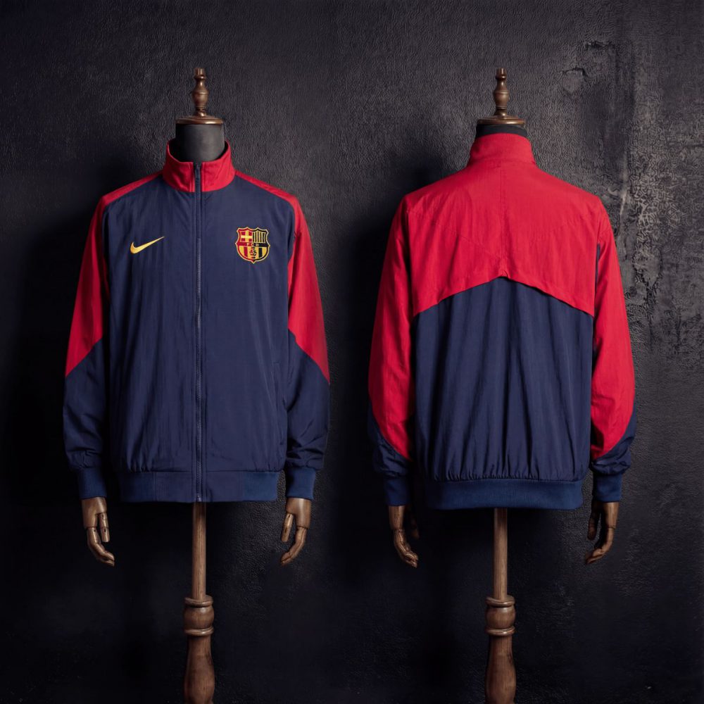 2025/26 Barcelona Black Jacket Windbreaker Sport Unifom