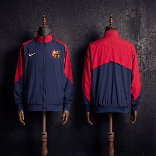 2025/26 Barcelona Black Jacket Windbreaker Sport Unifom